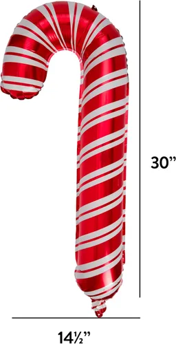 Vista 7 de Slant Collections - Kit de arco de guirnalda de globos con temática de bastón de caramelo, arco de 16 pies, más de 60 piezas