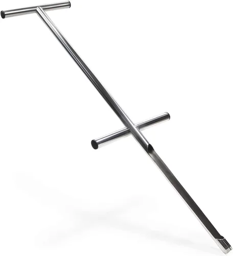 Vista 6 de Varomorus Sonda de muestreo de suelo Mango tubular estilo T de acero inoxidable. (12 pulgadas)