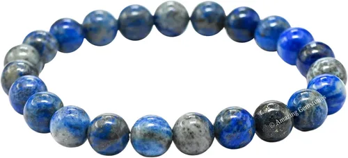 Vista 433 de Amazing Gemstone Crystal Bracelet for Women Men's Gifts - Protection Healing Crystal Bracelet - 8mm Gemstone Beaded Stretchable Bracelet Pulseras