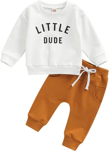 Vista 92 de Ropa de bebé niño 3 6 9 12 18 24M 3T Conjunto de pantalones con capucha patchwork sudadera con capucha pantalones de rayas traje de otoño invierno