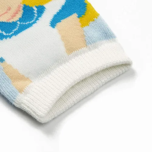 Vista 3 de Sockstheway - Calcetines de algodón para niños y niñas, diseño de dibujos animados de Super Hero