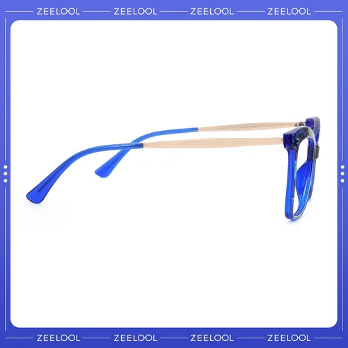 Vista 4 de Zeelool Gafas de bloqueo de luz azul mariposa de gran tamaño con estilo para las mujeres Isaebella FP0044