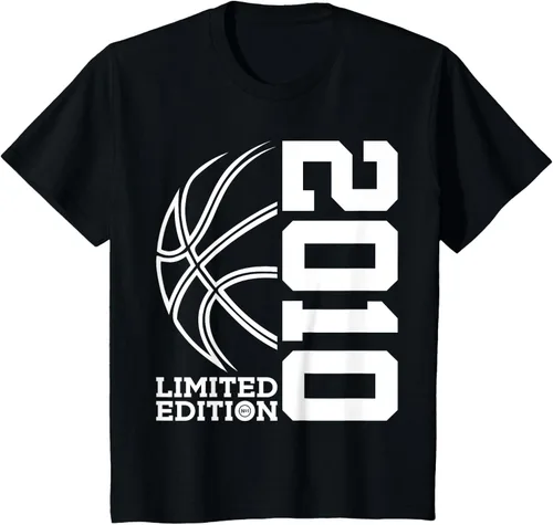Vista 78 de Camiseta de baloncesto de 13 cumpleaños edición limitada 2010, Negro
