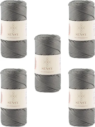 Vista 54 de Sensy Premium Cuerda de Poliéster 1.5mm (0.059 pulgadas) 164 Yardas Cuerda de Polipropileno 100% Cuerda de Macramé 1.5mm Cuerda para Bolsa