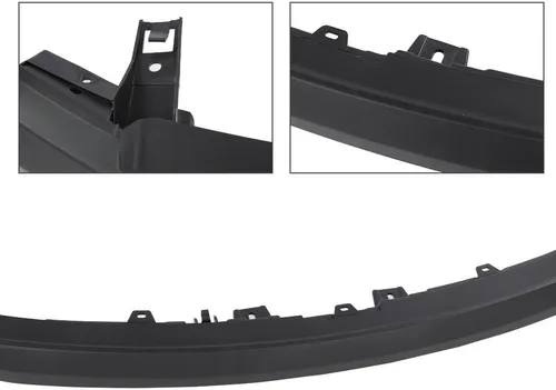 Vista 6 de CROSSDESIGN Cubierta de parachoques delantero superior negra texturizada compatible con Ford F-150 XL 2009-2014