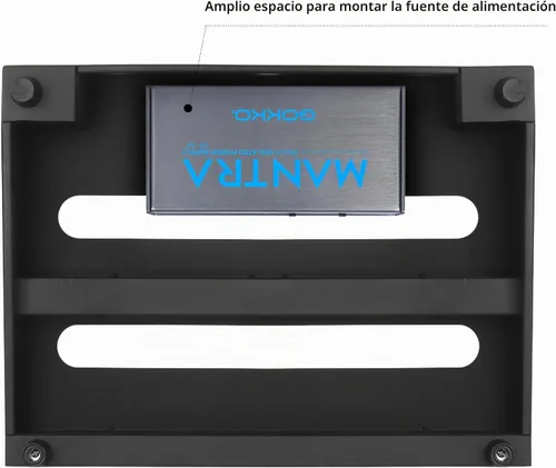 Vista 4 de GOKKO Tablero de Pedales de Guitarra 13.8" x 11" con Bolsa de Transporte (GKS-14)