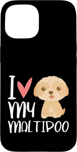 Vista 6 de iPhone 16 Maltipoo Dog Lover Hybrid Multipoo Breeder Heart Fur Parent Case