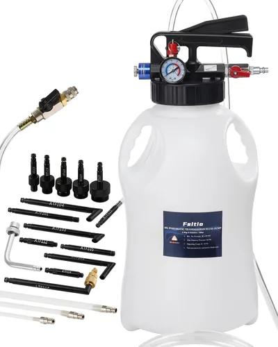 Vista 7 de Bomba de transferencia de fluidos de transmisión de 3L con 12 adaptadores ATF, bomba de presión de fluido automotriz para rellenar transmisión