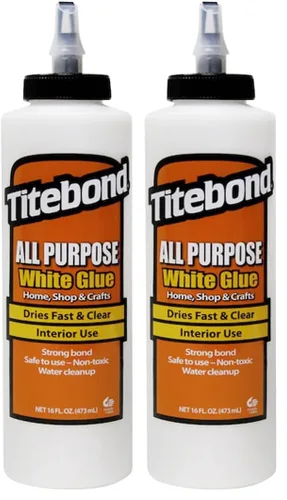 Vista 7 de Titebond pegamento multiusos blanco, para el hogar, taller, escuela y manualidades, versátil, se seca rápido y transparente, fácil de usar, limpieza