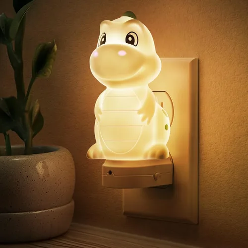 Vista 23 de L LOHAS LED - Luz nocturna enchufable para niños, luces nocturnas 3D de cachorros lindas con sensor de atardecer a amanecer, 1600K/2700K/5000K 3CCT