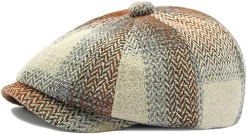 Vista 10 de Gorra plana clásica de Newsboy Gatsby Ivy Cabbie para hombre