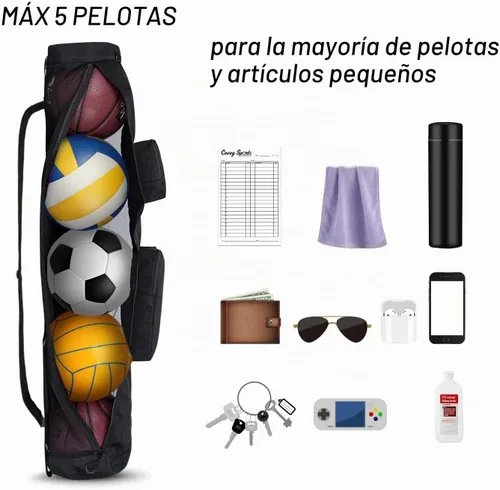 Vista 6 de VISEMAN Bolsa de equipo de malla para pelotas Bolsa de equipo deportivo resistente con diseño de correa de hombro ajustable para entrenamiento