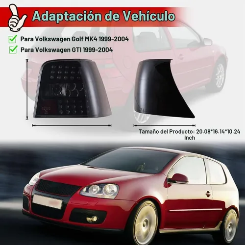 Vista 4 de Nixon Offroad Luces traseras para VW Golf MK4 / GTI 1999-2004