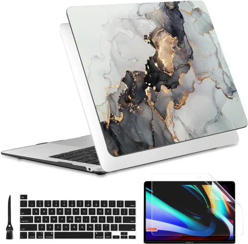 Vista 13 de Batianda Funda diseñada para el nuevo MacBook Pro M2 de 13 pulgadas, modelo A2338, versión 2022, carcasa protectora rígida ultrafina, antisucia