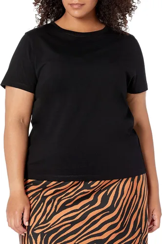 Vista 5 de The Drop Camiseta Courtney de manga corta con cuello redondo para mujer