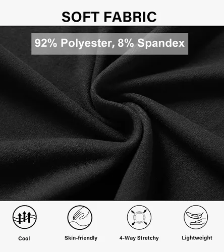 Vista 3 de OLIKEME Pantalones de yoga de pierna ancha para mujer, cintura alta, cómodos, casuales, holgados, para entrenamiento, talla grande, pantalones