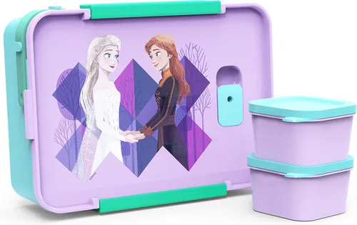 Vista 12 de Zak Designs Blippi Caja Bento de plástico reutilizable con sello a prueba de fugas, asa de transporte, ventilación de vapor para microondas
