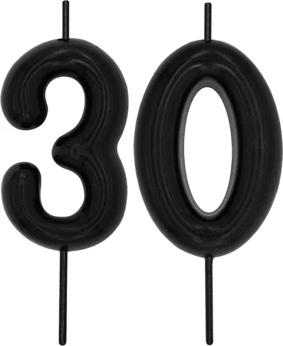 Vista 283 de DERVENTA Vela con números de 2.36 pulgadas, decoración perfecta para cumpleaños, brunch, postre, pastel, 1 pieza (número 0 rosa)