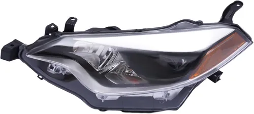 Vista 8 de Faros delanteros halógenos para Toyota Corolla 2014-2016 LED DRL tubo proyector w/bombilla (lado del conductor + pasajero)
