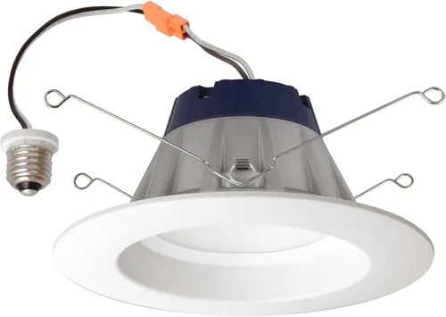 Vista 17 de Sylvania - Kit de luz empotrable de 5 pulgadas/6 pulgadas con tecnología LightSHIELD, LED germicida, 9 W = 65 W, 700 lúmenes, 5 CCT selección