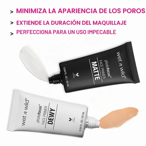 Vista 5 de wet n wild Photo Focus Primer Mate para Rostro - Partners in Prime