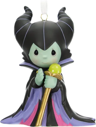 Vista 4 de Disney Precious Moments - Adorno de porcelana de Maléfica Edición Limitada 2023