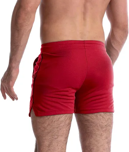 Vista 3 de EVERWORTH Pantalones cortos de entrenamiento para hombre con entrepierna de 5 pulgadas, pantalones cortos deportivos para gimnasio