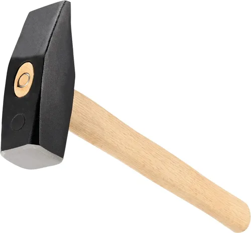 Vista 5 de Martillo de cruz de 3 libras, martillo de herrero de 3 libras con mango de madera para metalurgia, maquinistas e ingenieros