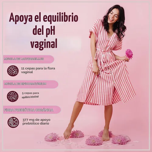 Vista 5 de Probióticos vaginales para mujeres para el equilibrio del pH - 1 mes
