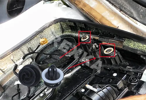 Vista 7 de Rexka 10 clips de panel de moldura de puerta interior con sellador compatibles con Volkswagen 8E0-868-243 Audi A4 B6 B7 S4 RS4 Cabriolet Quattro