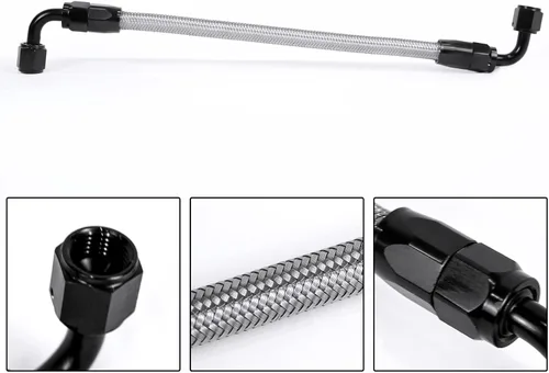 Vista 5 de Billet Kit de riel de combustible para LS LS1 LS2 LS3 LS6 Kit de riel de combustible colector de admisión de stock con ambos rieles/línea cruzada