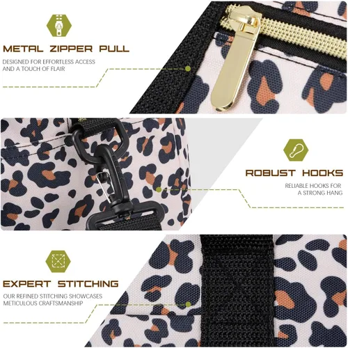 Vista 3 de Bolsa de viaje plegable para fin de semana, bolsa de noche para hombres y mujeres, ligera, bolsa de mano para Spirit Airlines