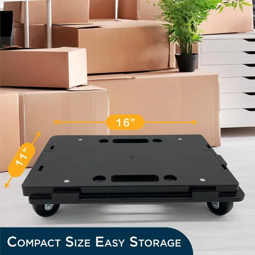 Vista 8 de Muñeco de muebles para mudanza, paquete de 2, multifuncional y resistente con ruedas, capacidad de 450 libras, fabricado en Taiwán