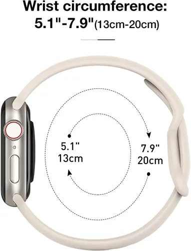 Vista 4 de Paquete de 5 correas clásicas compatibles con Apple Watch de 1.496 pulgadas, 1.575 pulgadas, 1.614 pulgadas, 1.654 pulgadas, 1.732 pulgadas, 1.772