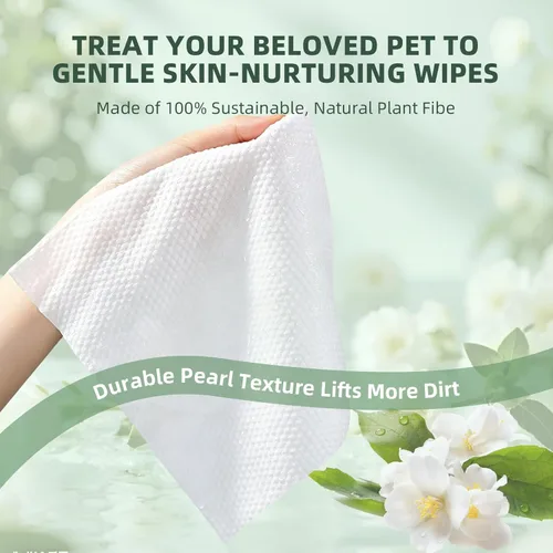 Vista 5 de IMMHABI Toallitas para mascotas para perros y gatos - Limpieza de patas