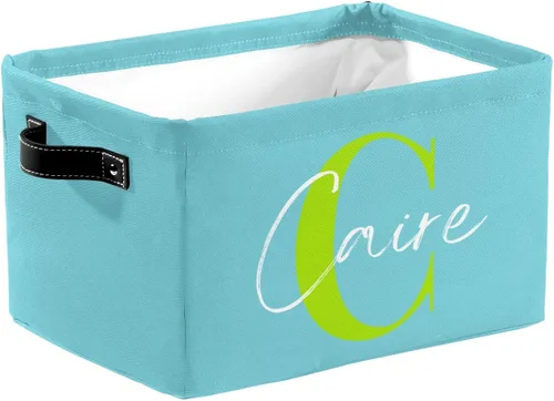 Vista 45 de Cesta de regalo personalizada con nombre, caja de juguetes de almacenamiento personalizada para niños, organizador de cubos de almacenamiento