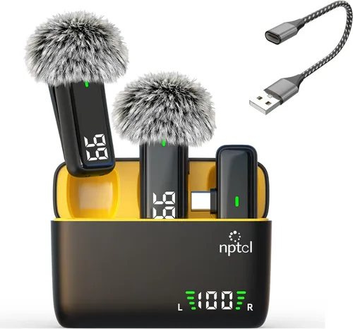 Vista 12 de Micrófono inalámbrico USB tipo C para iPhone 17/15/16 PC ordenador
