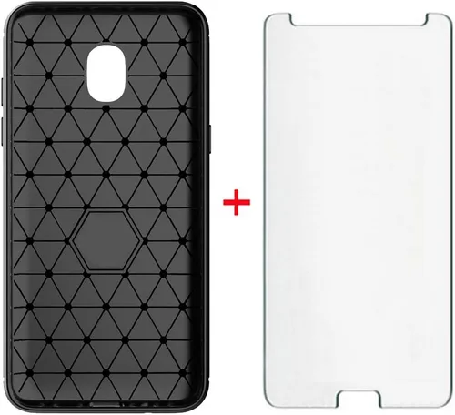 Vista 3 de Funda de teléfono para Samsung Galaxy J7 Star J 7 Crown 7J Refine 2018 J7V V 2ª generación con protector de pantalla de vidrio templado, accesorios