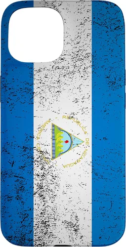 Vista 6 de Funda de regalo para iPhone 17 con diseño de bandera de Nicaragua de Grunge