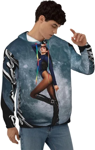 Vista 2 de Trikdis Dua Singer Lipa - Sudadera con capucha para hombre