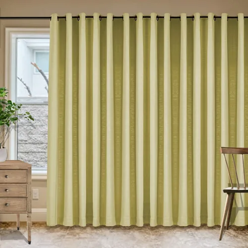 Vista 63 de Frelement Cortinas de lino de lino de bronce con ojales para interiores, tratamiento de ventanas para sala de estar, dormitorio, habitación