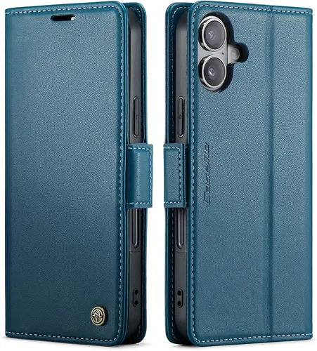 Vista 22 de QLTYPRI Funda tipo cartera para iPhone 7/8/SE 2020/SE 2022 con tarjetero, color azul