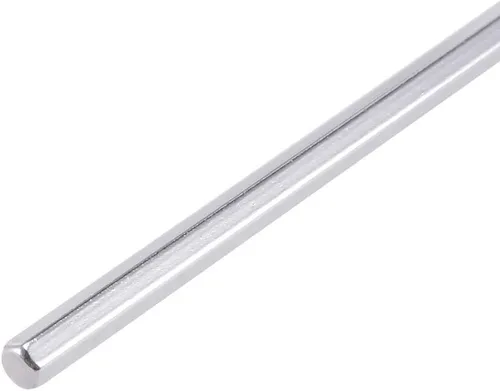 Vista 4 de uxcell Llave hexagonal métrica con mango en T de brazo largo de 0.118 in, acabado cromado