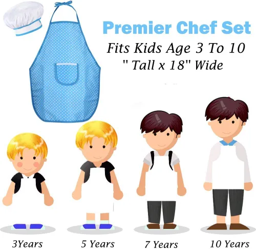 Vista 7 de HmiL-U Juego de chef para niños, juego de 13 piezas de cocina y horneado para niños, incluye delantal, sombrero de chef, utensilios, guante