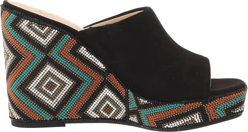 Vista 6 de Jessica Simpson Shantell 4 - Sandalias de cuña de gamuza para mujer