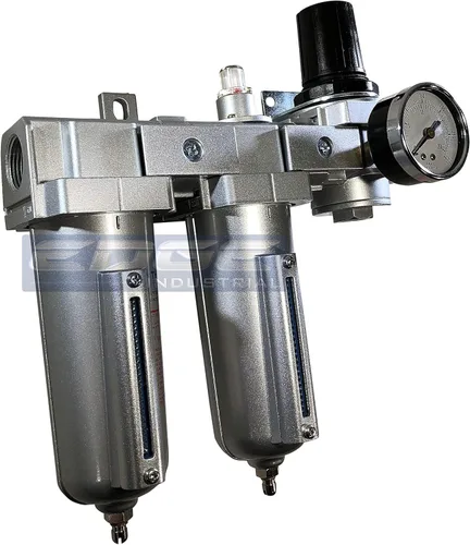 Vista 7 de Sistema de secado de aire de tres etapas con clasificación industrial: filtro de partículas de aire, filtro coalescente de 0.01 micras y regulador