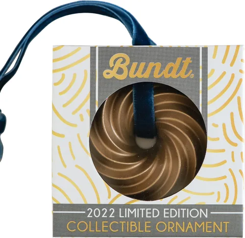 Vista 7 de Nordic Ware Bundt - Juego de adornos dorados, 2 piezas