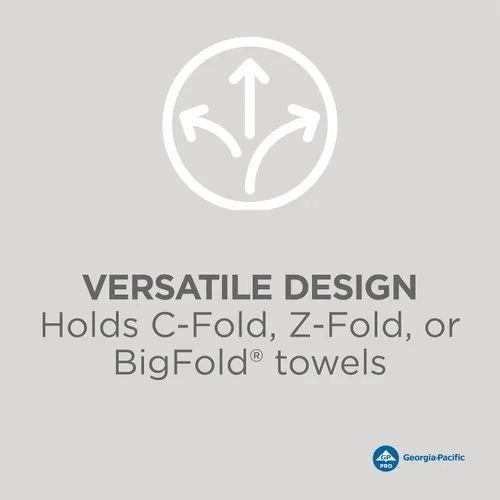 Vista 10 de Pacific Blue Select 20241 - Soporte dispensador de toallas de papel plegables en C