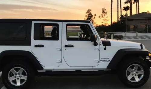 Vista 3 de iJDMTOY - Kit de luces LED frontales para guardabarros con lente transparente y ámbar, focos laterales completos, compatible con Jeep 2007-2017