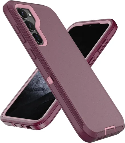 Vista 30 de Gurible - Funda para Samsung Galaxy S21 Plus, protección resistente de 3 capas, a prueba de golpes, a prueba de polvo, antiarañazos, con cubierta